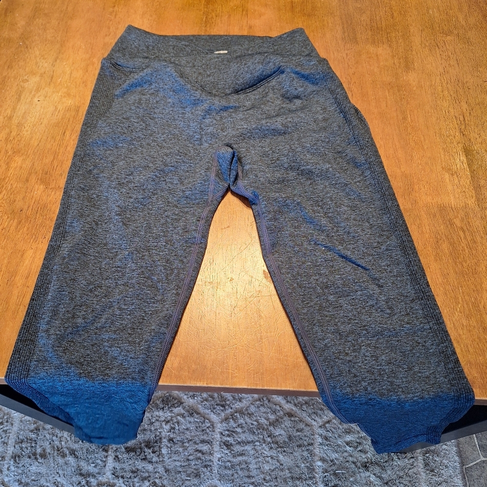 Blue Butt Lifting Leggings